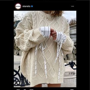 Storets Sadie Shirt Knit Combo Pullover